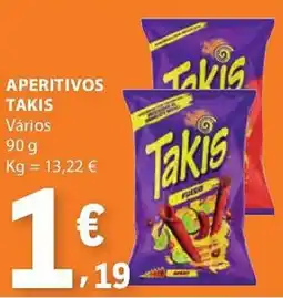 E.Leclerc Aperitivos takis vários promoção