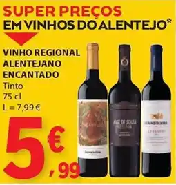 E.Leclerc Vinho regional alentejano encantado promoção