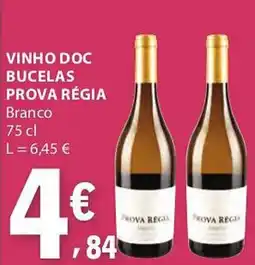 E.Leclerc Vinho doc bucelas prova régia branco promoção
