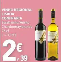 E.Leclerc Vinho regional lisboa confraria promoção