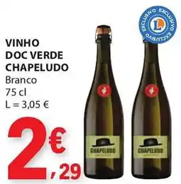 E.Leclerc Vinho doc verde chapeludo promoção