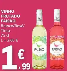 E.Leclerc Vinho frutado faisão promoção