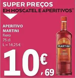 E.Leclerc Aperitivo martini promoção