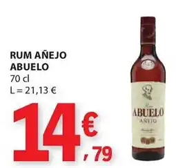 E.Leclerc Rum añejo abuelo promoção