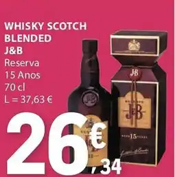 E.Leclerc Whisky scotch blended J&B promoção