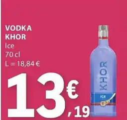 E.Leclerc Vodka khor ice promoção
