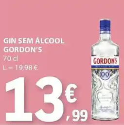 E.Leclerc Gin sem álcool gordon's promoção