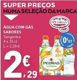 E.Leclerc Água com gás sabores promoção