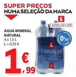 E.Leclerc Água mineral natural promoção