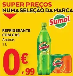 E.Leclerc Sumol Refrigerante com gás ananás promoção