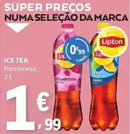 E.Leclerc Ice tea lipton framboesa promoção