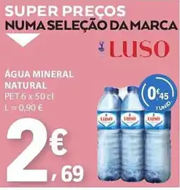 E.Leclerc Água mineral natural luso promoção