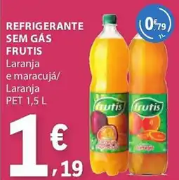 E.Leclerc Refrigerante sem gás frutis promoção