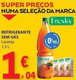E.Leclerc Refrigerante sem gás laranja promoção