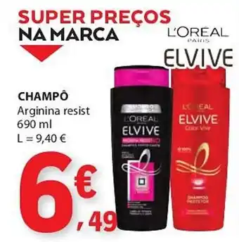 E.Leclerc Champô l'oreal elvive promoção