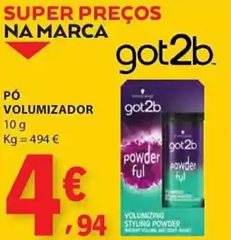E.Leclerc Pó volumizador got2b promoção