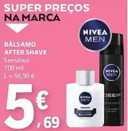 E.Leclerc Bálsamo after shave nivea men promoção