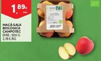 Continente Maçã Gala Biológica Campotec 500g promoção