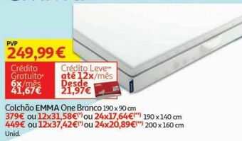 Auchan Colchão emma one promoção