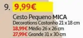 Cesto pequeno mica decorations