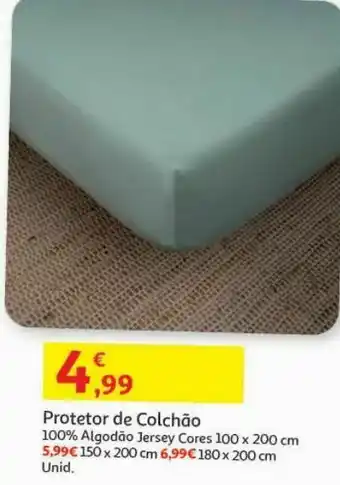 Auchan Protetor de colchão promoção