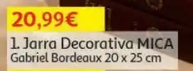 Auchan Pote decorativo gabriel mica:bordeaux 20x25cm 1019072 promoção