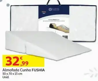 Auchan Almofada cunha fushia:50x70x15/0cm promoção