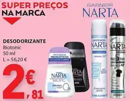 E.Leclerc Desodorizante garnier narta promoção