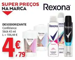 E.Leclerc Desodorizante confidance rexona promoção