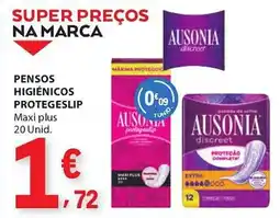 E.Leclerc Pensos higiénicos protegeslip maxi plus promoção