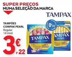 E.Leclerc Tampões compak pearl tampax promoção