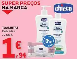 E.Leclerc Toalhitas delicadas promoção