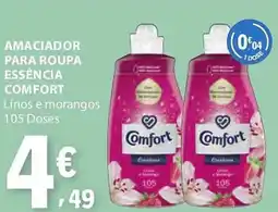 E.Leclerc Amaciador para roupa essência comfort promoção