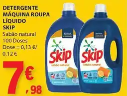 E.Leclerc Detergente máquina roupa líquido skip promoção