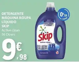 E.Leclerc Detergente máquina roupa líquido skip promoção