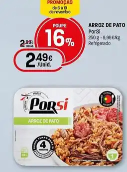 Intermarché Arroz de pato porsi promoção