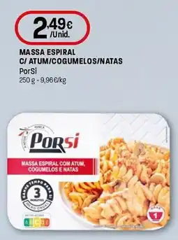 Intermarché Massa espiral com atum, cogumelos e natas PorSi promoção