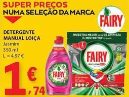 E.Leclerc Detergente manual loiça fairy Jasmim promoção