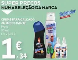 E.Leclerc Creme para calçado autobrilhante promoção
