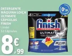 E.Leclerc Detergente máquina loiça ultimate cápsulas finish promoção
