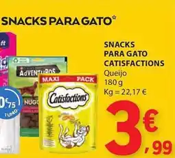 E.Leclerc Snacks para gato catisfactions promoção