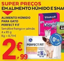 E.Leclerc Alimento húmido para gato perfect fit promoção