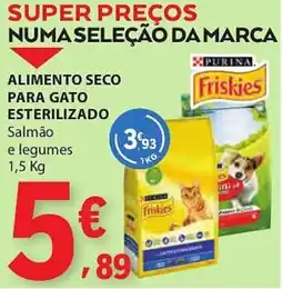 E.Leclerc Alimento seco para gato esterilizado promoção