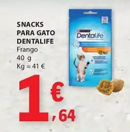 E.Leclerc Snacks para gato dentalife frango promoção