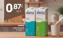 Coviran Mimosa leite meio gordo ou magro promoção