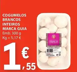 E.Leclerc Cogumelos brancos inteiros marca guia promoção