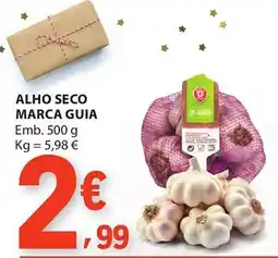 E.Leclerc Alho seco marca guia promoção