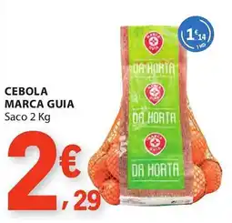 E.Leclerc Cebola marca guia saco promoção