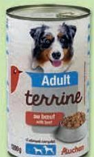 Comida húmida para cão auchan