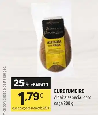 Coviran EUROFUMEIRO Alheira especial com caça promoção